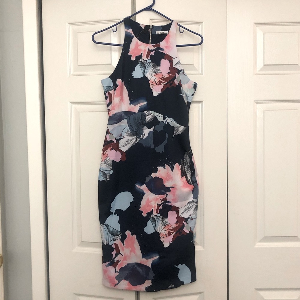 Bar III Floral Print Sheath Dress